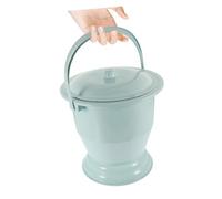 MERRYHAPY Multifunctional Portable Urine Pot with Lid and Handle Sturdy Blue Pp Plastic Chamber Pot for Adults and Children Night for Home Use