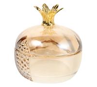 MERRYHAPY Nail Art Crystal Pencil Washing Cup Glass Pen Cup Dish Body Powder Dish Decorative Jar