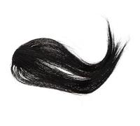 MERRYHAPY Natural Realistic Clip In Bangs Hair Extensions for Women Straight Curtain Front Fringe with Temples Human Hairpiece with Secure Invisible Clips Versatile Style for Daily Wear and