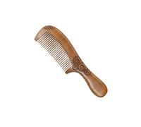 MERRYHAPY Natural Wood Round Handle Hair Comb Cantu Comb for Men Hair Styling Tool Non-static Static