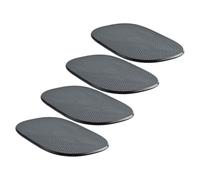 MERRYHAPY Non-slip Car Dashboard Mat Set 4pcs Pu Heat Resistant Grip Pads for Phone and Keys Organizer, Suitable for Car Interiors and Automotive Dashboard Use