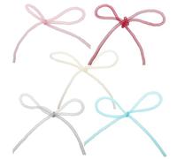 MERRYHAPY Nylon Mesh Tubing Hair Accessories Material 5pcs for DIY Crafts and Making Bracelets, Simple and Elegant for Weddings Decoration and Hair Bows