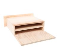MERRYHAPY Outdoor Bat House Handmade Bat Shelter for Garden Backyard and Courtyard Smooth Surface Easy Installation Habitat and Flying Animals