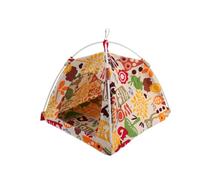 MERRYHAPY Pet Parrot Hanging Nest Hammock Warm Bird Hut Bed Foldable for Birds Canary Lark Budgie Cage Accessory Safe Stress Relief