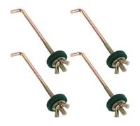 MERRYHAPY Piano Pedal Repair Screws with Metal and Felt Material 4pcs for Acoustic Instruments Easy Installation and Precise Adjustment, for DIY Piano Project Kit and Tuning Enthusiasts