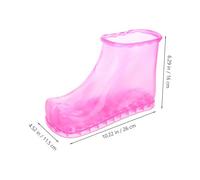MERRYHAPY Plastic Foot Soaking Tub Bath Basin Massage Foot Spa Shoes Pink Small Size 16.5cm Magnetic Pedicure for Home