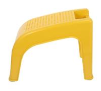 MERRYHAPY Plastic Pedicure Stool Footstool Support Stand, Yellow Bathroom Nail Art Footrest for Salon and Home Use