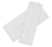 MERRYHAPY Plastic Quilting Template Sewing Crafts Template 2Pcs Sturdy Guidelines Quilting Tool for Patchwork DIY Crafting in Home Sewing