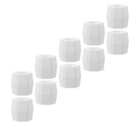 MERRYHAPY Plastic Toothpaste Transfer Connector Toothpaste Tube Refill Adapter 10pcs for Travel Precise Filling Tool the Road