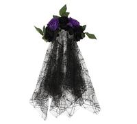 MERRYHAPY Polyester Flower Headband Head Accessories for Women Elegant Headpiece Wedding Guest Headband Fashionable Hairband