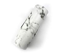 MERRYHAPY Portable Makeup Brush Case Large Makeup Organiser Brush Pouch Marble Storage Bag