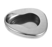 MERRYHAPY Portable Stainless Steel Bedpan for Elderly Patients, Nighttime Friendly and Sturdy Bed Pan Suitable for Nursing Homes and Hospitals, Urinal Bedpan for Women and Men