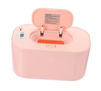 MERRYHAPY Portable USB Wet Wipe Warmer Thermostatic Heating Box for Baby Diaper Changing Pink Compact Travel-Friendly Moist Tissue Heater
