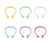 MERRYHAPY Poultry Marking Rings Random Color for Operations Management and Breeding 120pcs with Smooth Surface for Small Poultry Breed and Ducks Identification Leg Bands