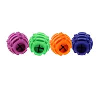 MERRYHAPY Purple Rubber Dog Chew for Pets, Educational Molar that Develops Intelligence and Reduces Destructive Behaviour, Training Play for Dogs Random Color