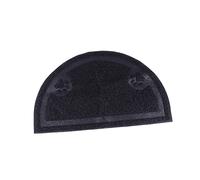 MERRYHAPY PVC Semicircular Cat Eating Mat Water Resistant Cat Cushion Slip Design Random Color Durable Pet Supplies for Food Feeding and Litter Cleanup Random Color