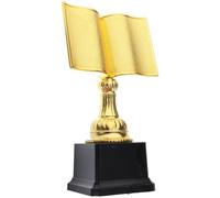 MERRYHAPY Reading Award Trophy Multi-Function Book Shaped Prize for Student Reading Activities and Quiz Night Winners