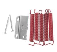MERRYHAPY Red Metal Tremolo Bridge Springs Kit for Electric Guitar St Style Vintage Claw and Screws, Easy to Install Non-corrosive Replacement Parts for Tremolo Bridge System