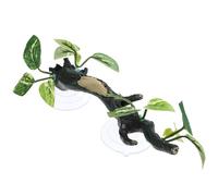 MERRYHAPY Reptile Corner Branch Climbing Decor Resin Tree Root for Snake Terrarium Bearded Dragon Tank Accessories with Vines Suitable for Reptile and Frog Habitat