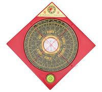 MERRYHAPY Retro Chinese Traditional Feng Shui Compass Craft Made of Copper and Bakelite with One-degree Resolution Scale, Decorative Luo Pan Suitable for Feng Shui and Hiking Activities