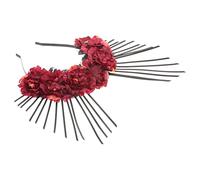 MERRYHAPY Retro Elegant Flower Headband for Women Creative Goddess Headdress Hair Decor for Parties Weddings and Engagements Lightweight and Practical Design Vintage Floral Accessory