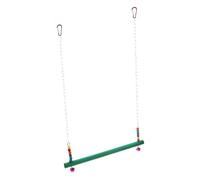 MERRYHAPY Rooster Swing Ladder for Chickens Hen Climbing Perch with Sturdy Wooden Frame Easy to Install Garden Coop Accessory Muscle Strengthening Plaything for Pet Birds and Random Color