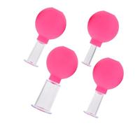 MERRYHAPY Rubber Face Suction Cupping Massager 4pcs Set for Facial Body Therapy Cupping