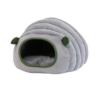MERRYHAPY Semi-enclosed Warm Guinea Pig Bed for Small Pets Cozy Cotton Nest for Hedgehogs and Mice Windproof Winter House Providing Private Comfort and Security