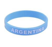 MERRYHAPY Silicone Country Wristbands Football Party Decor Comfortable for Wearing 6 Pcs with National Flag Design for Games and International Matches
