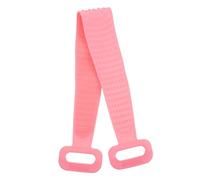 MERRYHAPY Silicone Double Sided Back Scrubber Bath Towel Belt Long for Exfoliating and Massaging Hard to Reach Areas Relaxing Shower Tool for Adults in Pink