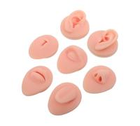 MERRYHAPY Silicone Piercing Practice Model Soft Realistic Body Parts for Ear Nose Mouth Navel Training Kit with Skin-like Texture for Tattoo and Piercing Skill Development