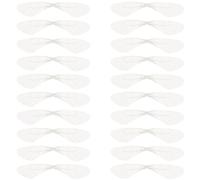MERRYHAPY Simulated Dragonfly Wings Elegant Decoration Fine Workmanship Organza White 20pcs for Earring Pendant Making for Earrings Accessories and Tourism Crafts