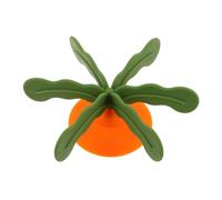 MERRYHAPY Slow Feeder Dog Bowl Insert Large Silicone Slow Feeder for Fast Eaters Stable Suction Base Prevents Tipping for Large Dogs Green and Orange