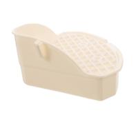 MERRYHAPY Small Animal Corner Litter Tray Plastic Pet Toilet for Rabbits Guinea Pigs Hamsters Chinchillas Space-saving Triangular Design with Detachable Easy to Clean