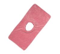 MERRYHAPY Spa Massage Bed Cover with Face Hole Comfortable Breathable Massage Table Sheet for Therapists Neutral Tone Rectangular Elegant Rose Pink Salon for Facial and Body Treatments