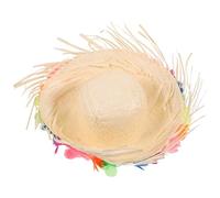 MERRYHAPY Stylish Grass Straw Hat with Sun-shading Function and Fit Your Figure Design, for Camping and Garden Outworks, Beautiful Decoration for Costume Parties and Outdoor Activities