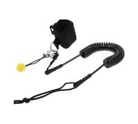 MERRYHAPY Sup Ankle Leash with Quick Release Mechanism and Adjustable Length Visualization Tpu Material Coiled Sup Leash for Paddleboarding and Surfing or Longboard