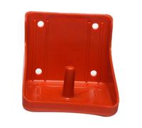 MERRYHAPY Thickened Livestock Fodder Feeder Box with Nutrition Lick Brick Holder Plastic and Iron Design Easy Installation for Cattle Sheep Horses Farm Animal Husbandry Supply Random Color