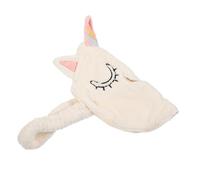 MERRYHAPY Towel for Facial Care Soft Fleece Hot Compress Steamer Towel Secure Strap Cute Design for Skincare and Moisturizing Treatments
