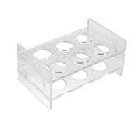 MERRYHAPY Transparent Acrylic Shot Glass Rack with Round Holder for Whisky Cups Liquor Display Tray for Home Bar Party Events and Special Occasions