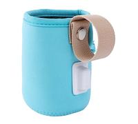 MERRYHAPY Travel Baby Bottle Warmer USB Portable Milk Bottle Warmer Insulated Heater Bag for Nursing On-The-go Blue, Suitable for Car Charging,