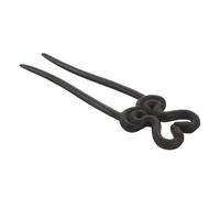 MERRYHAPY U-shaped Ebony Hair Fork for Women Chignon Hair Pin with Vintage French Twist Design Sandalwood Bun Maker for Updos Elegant Hairstyling Accessory with Oriental Charm