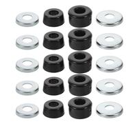 MERRYHAPY Universal Roller Skate Shockproof Replacement Kit, 12Pcs Shock Absorbing Bushings and Pads for Skateboard Trucks and Inline Skates, for Four-Wheel Roller Skating