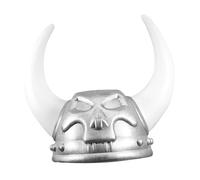 MERRYHAPY Viking Helmet with Horns Adult Plastic Warrior Hat Unique Horned Design for Pirate and Medieval Costumes Easy Match for Halloween Party Carnival Cosplay