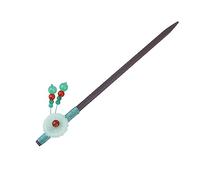 MERRYHAPY Vintage Ebony Hair Stick with Pendant Chinese Style Hairpin for Women Retro Wooden Hair Chopstick Elegant Bun Holder