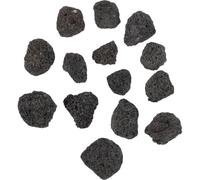MERRYHAPY Volcanic Stone Planter Decoration Natural Black Rocks with Delicate Details for Wedding and Party Decoration (400g/bag, Various Sizes