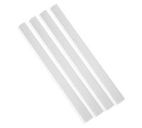 MERRYHAPY Waist High Dustpan Plastic Edges Strip Replacement 4pcs Dust Pan Edge Strips Versatile Cleaning Tool