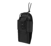 MERRYHAPY Walkie Bag Em Phone Radio Rig Rigs Tackle Ham Talky Radio Carrier Holder Sport Rechargeable Stand Cargo Men Mini Compact Antenna Crank Black Nylon