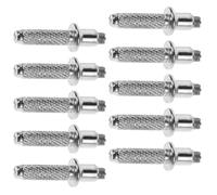 MERRYHAPY Walking Stick Tips Enhanced Stability for Walking Tungsten Steel 10pcs Replaceable for Heavy Duty Metal Tips Trekking Poles Hiking Sticks Outdoor Adventures