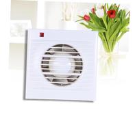 MERRYHAPY Wall Extractor Fan with Abs Frame and Copper Motor Thermal Protection Silent Ventilation for Bathroom Kitchen Toilet Easy Installation Wall-mounted Exhaust Fan